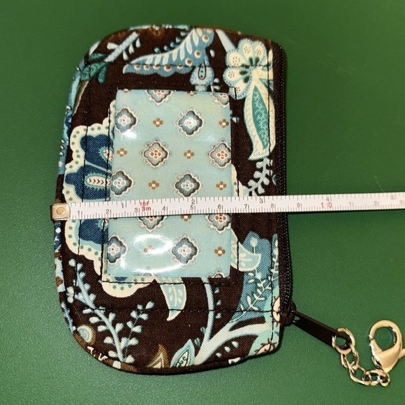Vera Bradley RETIRED Pattern - Java Blue ID and change purse - Picture 6 of 6